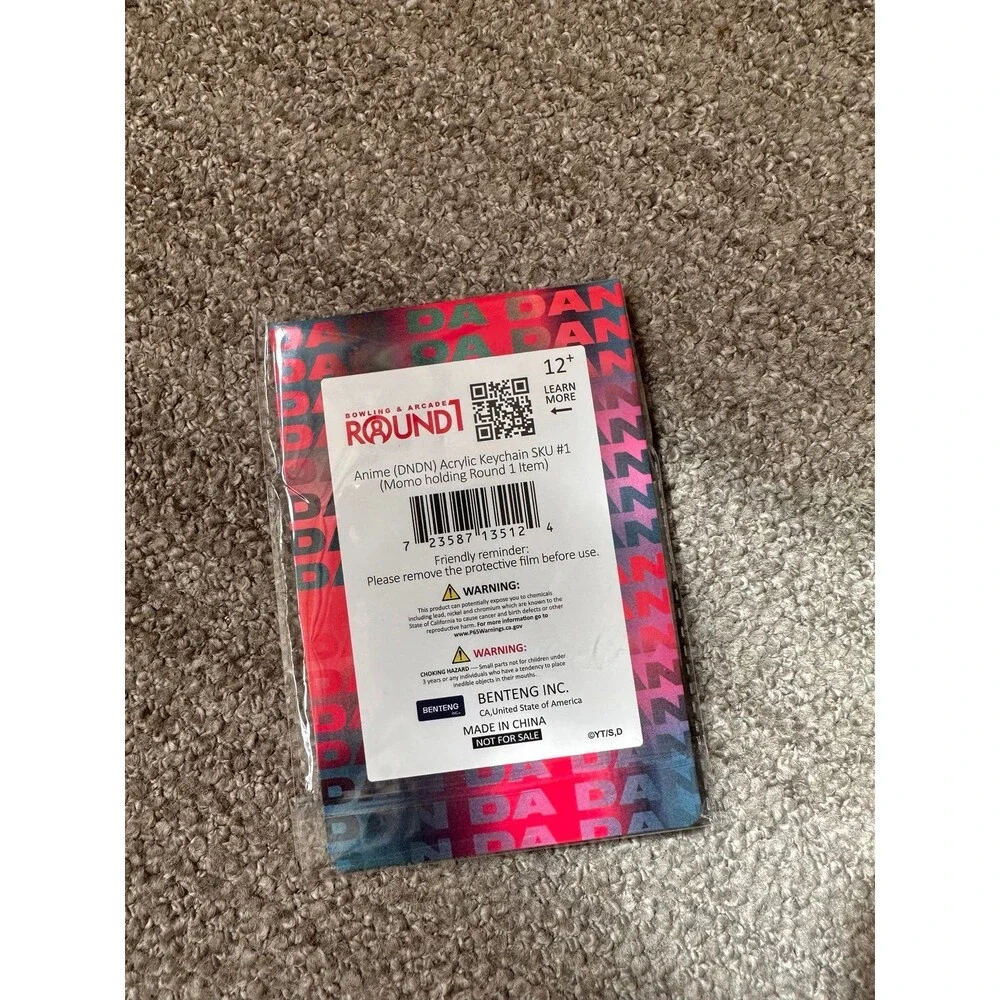 BUNDLE of two dan da dan x round 1 Keychains